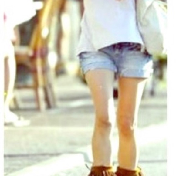 Minnetonka 3 layer fringe suede boots size 8 - Picture 2 of 7